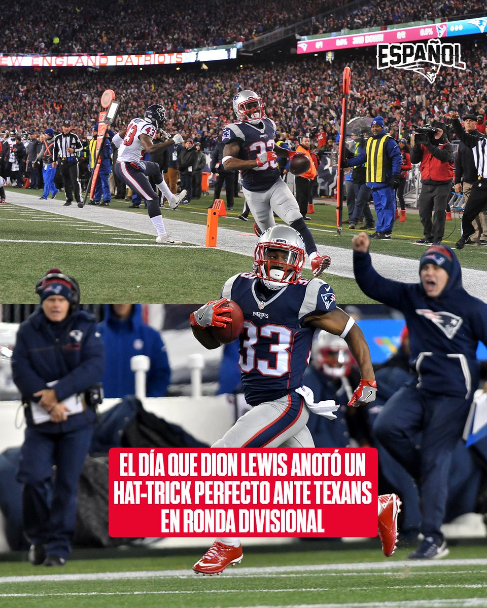 Ronda Divisional, contra Texans... Nos trae uno que otro recuerdo. 😎

¡Nos vemos mañana en casa! 🏟️🏡

#PatriotsEspañol