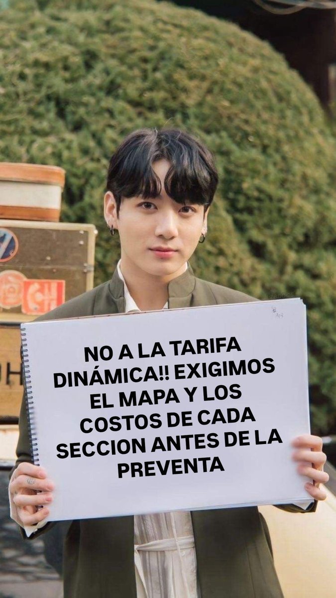 4gusthv's tweet image. Pedimos mapa y precios no por capricho, si no por experiencia del concierto de HOTS donde no se nos brindaron precios ni mapa hasta el momento de la fila virtual. 
Exigimos claridad como consumidores, que no nos oculten precios ni haya tarifas dinámicas.
#OcesaAnunciaPreciosBTS