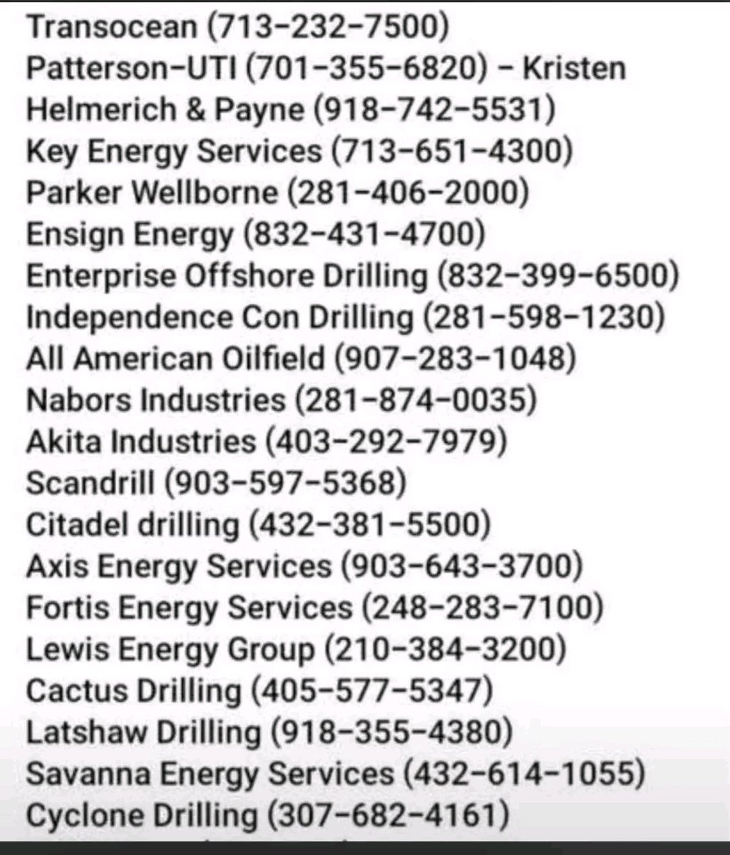 Real oilfield jobs tweet media