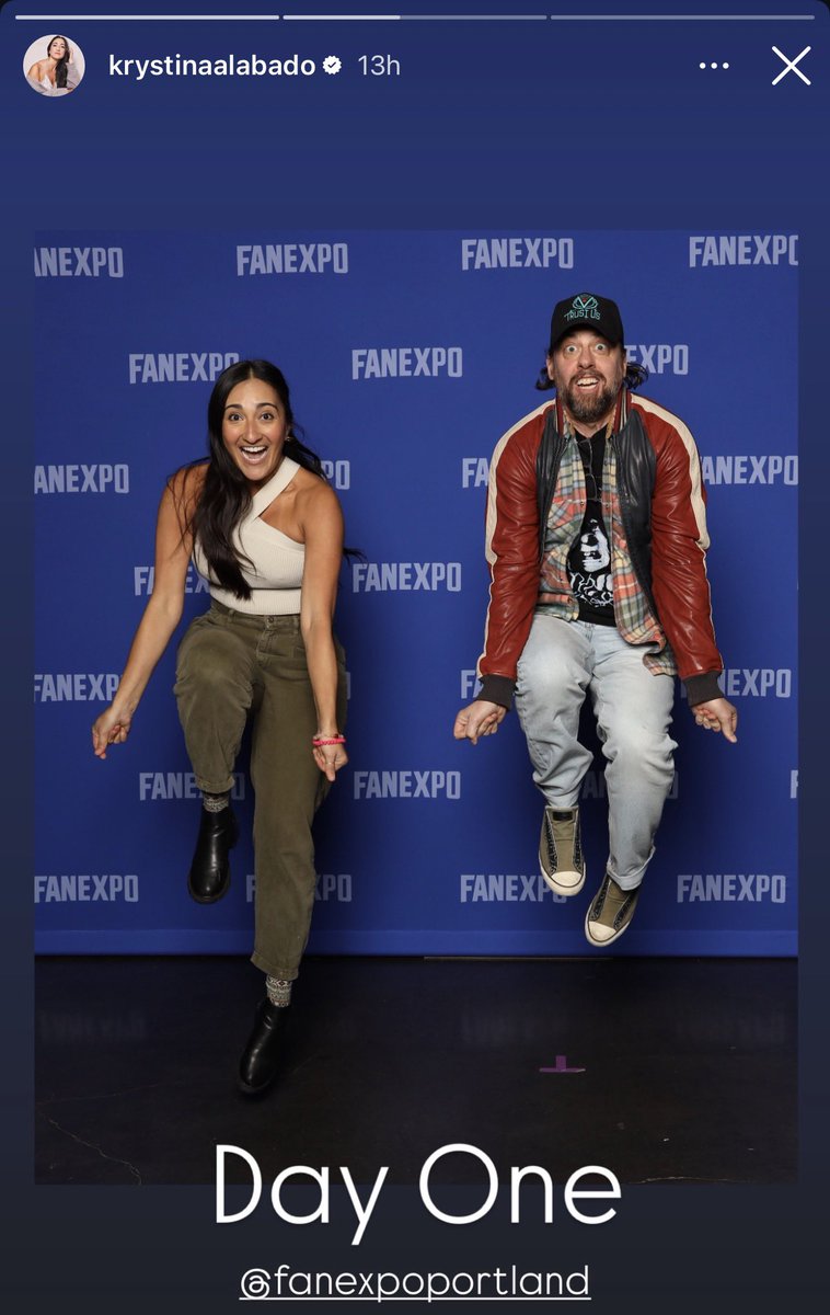 nesspenguin89's tweet image. Krystina and Christian at fan expo Portland 
🍒💣📺
#HazbinHotel #CherriBomb #Vox