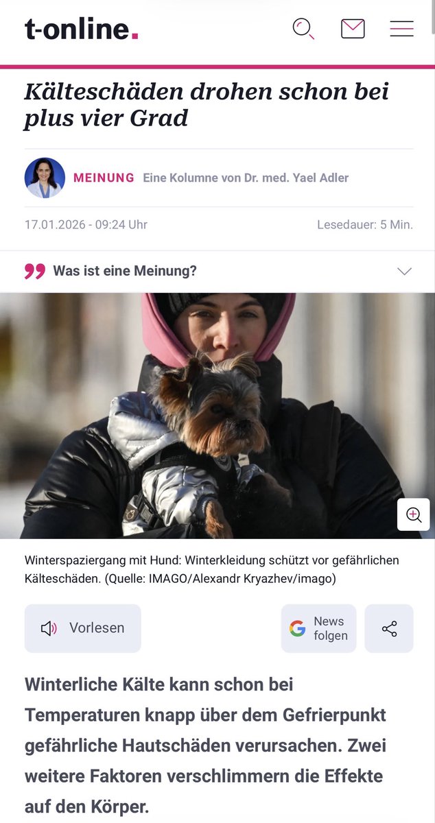 DrYaelAdler's tweet photo. Kälteschäden  https://t.co/fDuQqsXPFt @tonline @KnaurVerlag https://t.co/O1UJqi5zoT