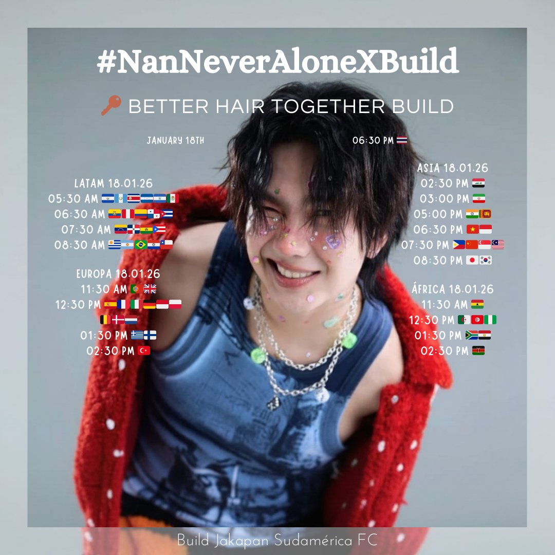 OFFICIAL TRENDING TOMORROW 🔥 

Let's join Biu's last brand event before his ordination ceremony!

🗓 JANUARY 18, 2026
🔑 BETTER HAIR TOGETHER BUILD
#️⃣ NanNeverAloneXBuild
⏰ TRENDING STARTS AT 6.30 PM🇹🇭

The main trending tips that changed are: 

♡ EVERY account is important,