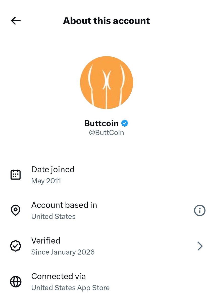 0x_CryptoAu's tweet image. $BUTTCOIN is undervalued. Betting on this sexy ass, the BAGS ecosystem collapsed rapidly and capital rotated into pure memes. $BUTTCOIN is the symbol of the original, oldest OG meme — and the oldest meme deserves a higher valuation

Check my theses on $BUTTCOIN, posted at 1.1m,…