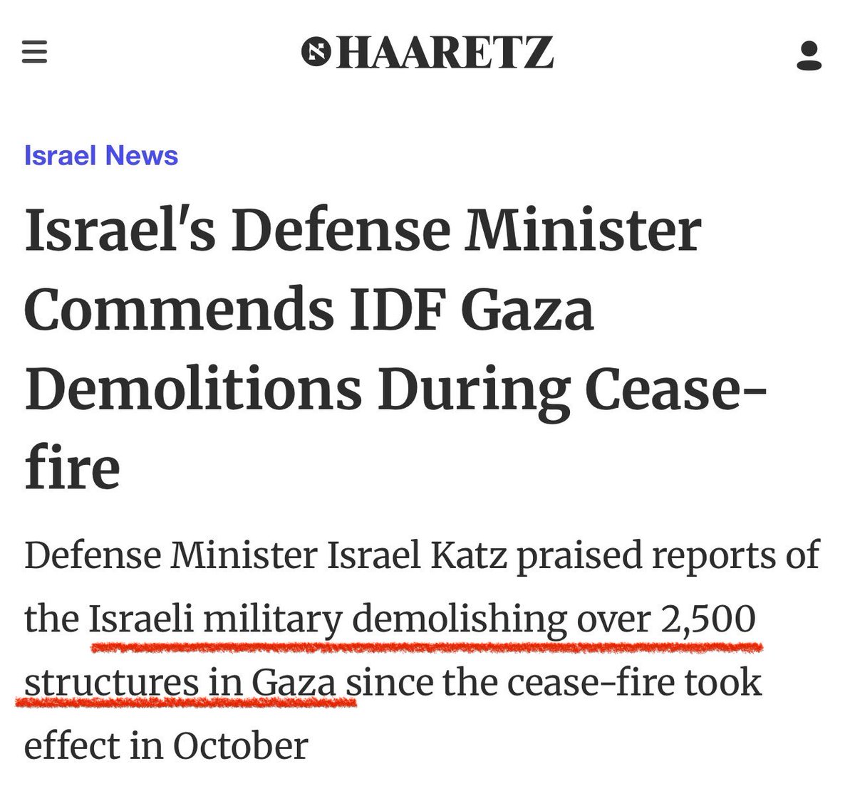 AssalRad's tweet image. Israel is still destroying Gaza while officials boast about it publicly. This isn’t newsworthy?
