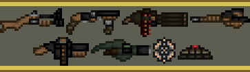 AbsoluteBoom96's tweet image. All Chasm:The Rift weapons.
Now in the Terraria scale.
The Mine has been adapted into a playable angle.
Instead of being seen from above.
#pixelart #pixelartist #pixelweapons #terraria #chasmtherift
