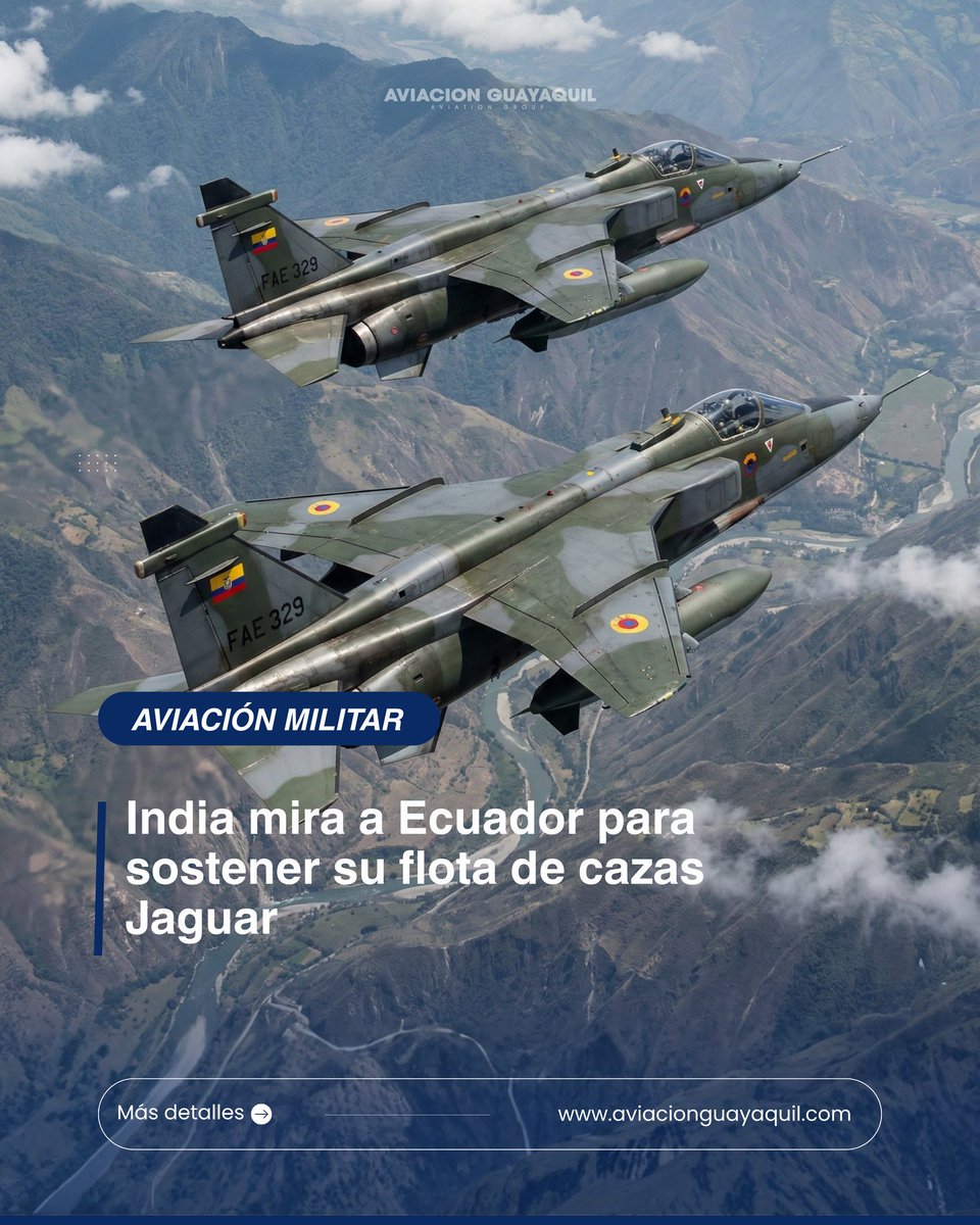 La Fuerza Aérea de la India (IAF) evalúa una solución poco habitual para sostener en servicio a uno de sus cazabombarderos más veteranos: el SEPECAT Jaguar. Según el medio indio Defence Professionals, existen conversaciones para analizar la adquisición de células de Jaguar fuera