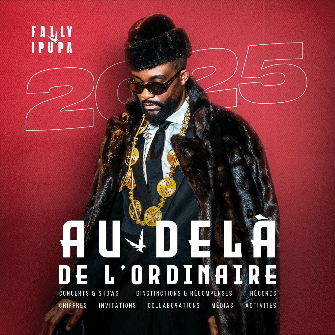 histoiremarche's tweet photo. 📊 Fally Ipupa - 2025 :

https://t.co/qBURZA6XeG

🎤 30 : Pour la 9e année consécutive, l'artiste a livré au mois 30 prestations scéniques dans l'année.

Présence mondiale (16 pays), un statut d'élite et une ambition clairement assumée : faire de 2025 une année hors normes. https://t.co/bnqZYcaqil
