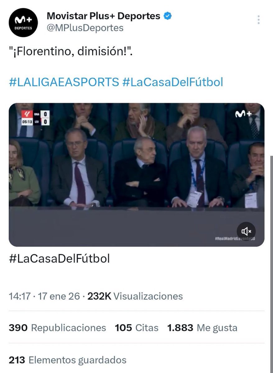 Tras una llamada, han borrado este tweet.