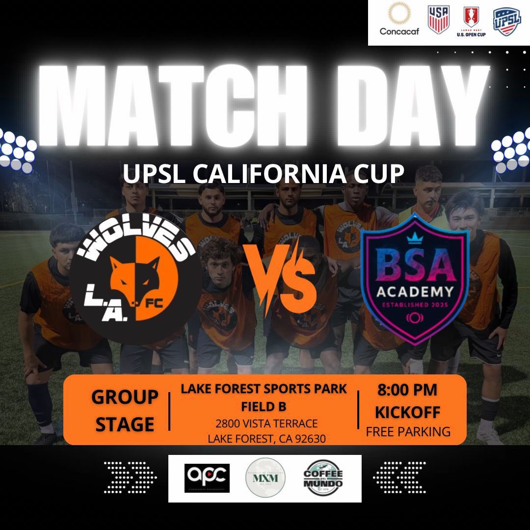 LAWolvesFC's tweet image. Let’s go Wolves!