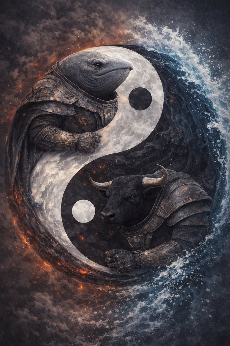RealJixqqa's tweet image. This is what the market needed 🌓

WhiteWhale took the balance to +100M of market cap...

Now comes the other force of the cycle 🐂

$BLACKBULL 🔥

How far will it go?

This is like Yin &amp;amp; Yang:

Whale and bull, patience and strength, balance and explosion.

🚀 The momentum is…