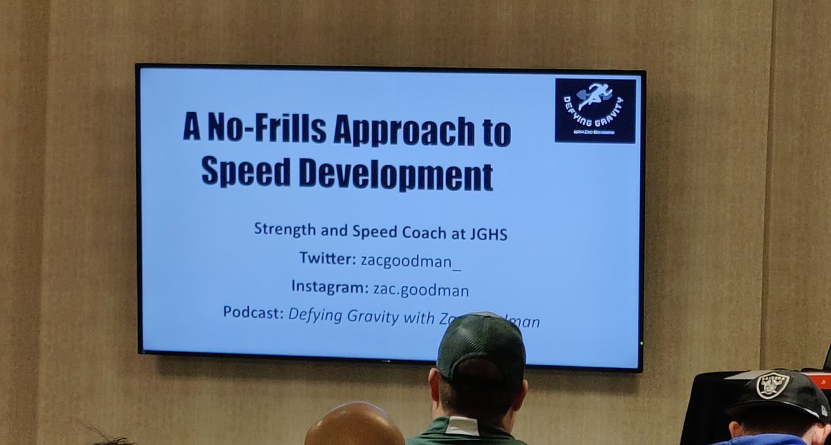 arictown's tweet photo. Outstanding session by Strength and Speed Coach @ZacGoodman_ at the #MHSFCA Winners Circle Clinic. Tons of energy and passion. https://t.co/8Dqnwscv8W