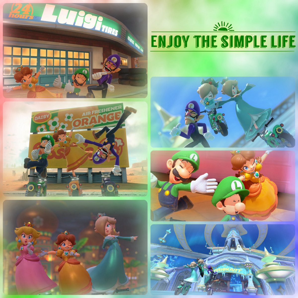 撮影会写真コラージュ② ﾊﾞｼｬﾝﾊﾞｼｬﾝ📸🌟撮って、あんま厳選できず全部