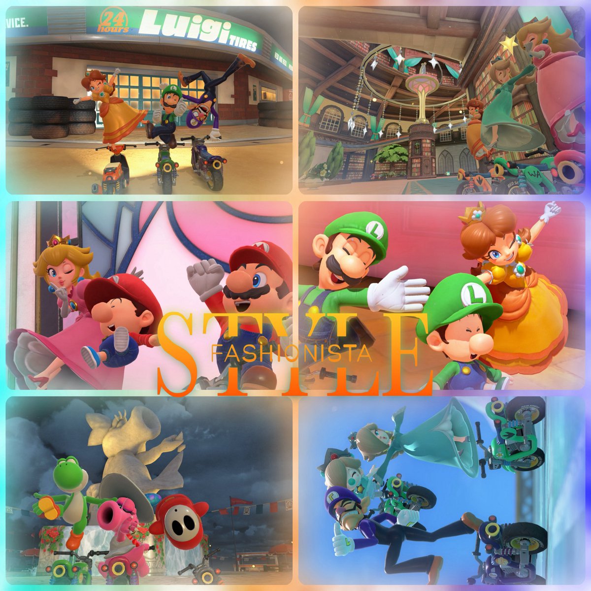 撮影会写真コラージュ② ﾊﾞｼｬﾝﾊﾞｼｬﾝ📸🌟撮って、あんま厳選できず全部