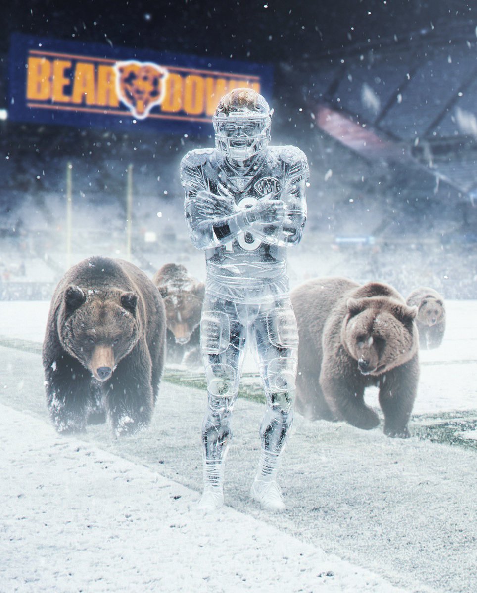 Iced up. Bear down. #NFLPlayoffs