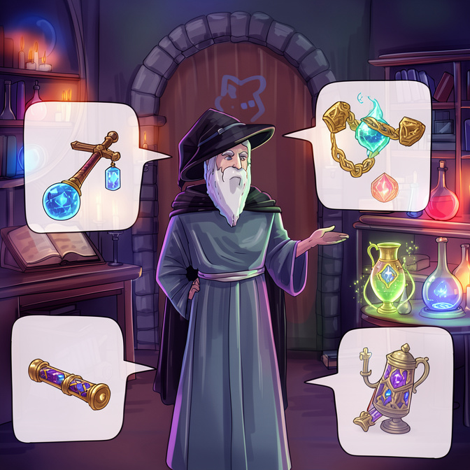 morphyyxx's tweet image. For me, these four artifacts sum up what @magicblock is really about:

🧙‍♂️ The Staff
&amp;gt; Raw execution power. This is the engine real time compute without Solana bottlenecks

🧙‍♂️ The Telescope
&amp;gt; Long-term vision. Designing for next gen onchain apps, not short term hacks

🧙‍♂️ The Core…