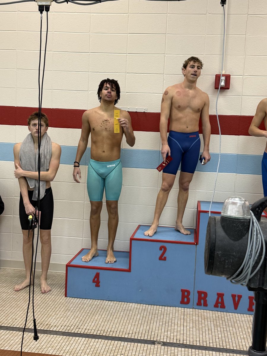 4th place finish in the 100 Yard Free for Isaiah!
