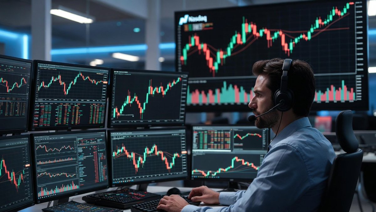 jaytrades_com's tweet photo. Tired of perfect backtests getting wrecked live? Nasdaq in 2025-2026: tariff chaos, vol explosions, fakeouts galore.
Old charts don't capture TODAY'S liquidity & regime shifts. 
Paper trading live > backtesting history.
Here's why (and how I use it in prop grinds):
Read the full take: https://t.co/dn7AVoMMVB

#DayTrading #Crypto #PropTrading