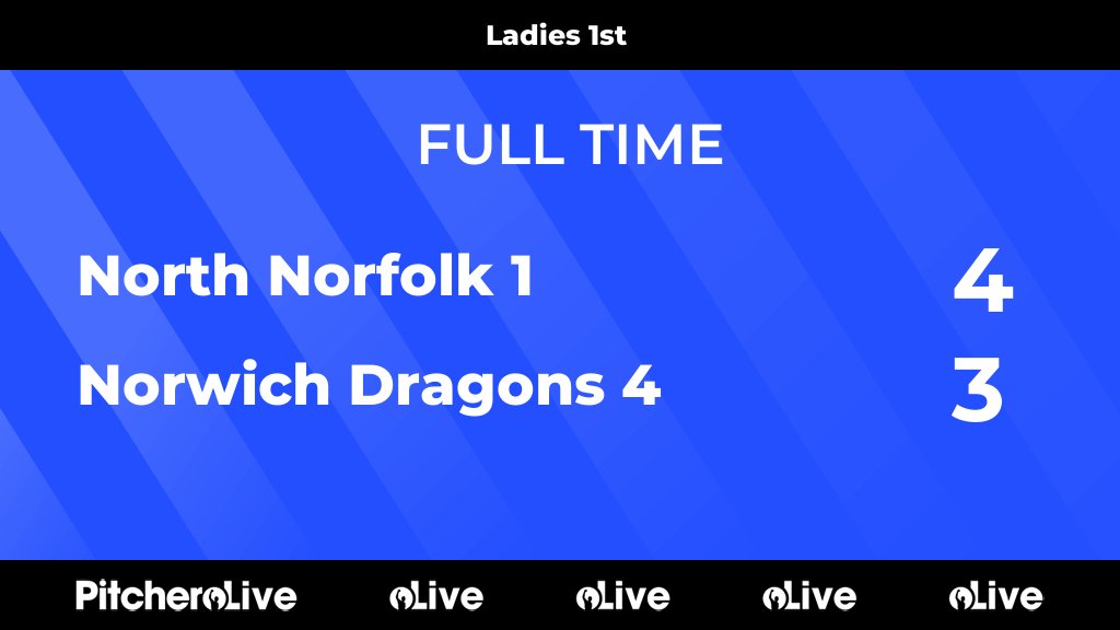 FULL TIME: North Norfolk 1 4 - 3 Norwich Dragons 4
#NORNOR #Pitchero
northnorfolkhockey.com/teams/183084/m…