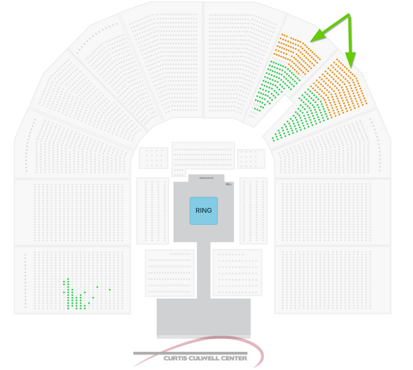 TNA Genesis
January 17, 2026 7:00pm CST
Curtis Culwell Center, Garland, TX

Available Tickets: 259
Current Setup: 3,558
Tickets Distributed: 3,299

🗒️ Sections 109 &amp; 110 (highlighted below) just opened up
📺 Tonight's PPV
📈 +51 since the last update
🔢 Total # of seats on map:
