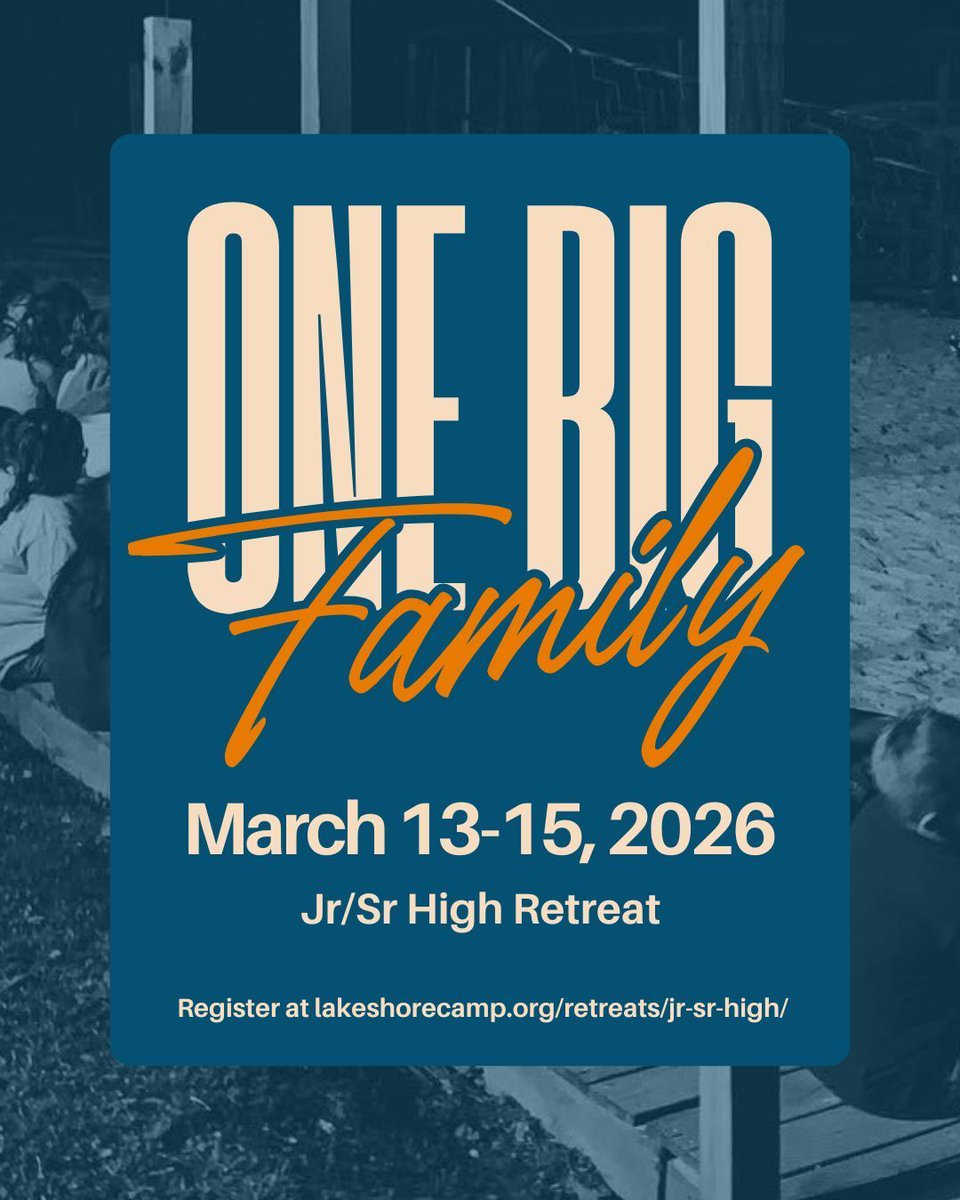 Join us on March 13-15 as we discover how God weaves all people into one story of grace. 
Register for the Jr/Sr Retreat today!
buff.ly/DRXtR9J