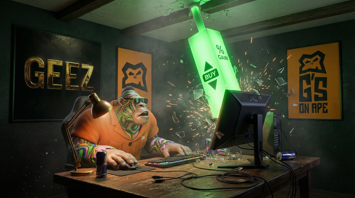 After pushing hard, trying to bring <a href="/AdamWeitsman/">Adam Weitsman</a> into <a href="/GeezOnApe/">GeezOnApe</a>, look at what followed 👀

1️⃣ Stakers keep piling into the staking pool with more GEEZ
2️⃣ $PNutz ran from $0.23 → $0.40 in just 2 days
3️⃣ Geez floor mooned from $180 → $418
4️⃣ Spacesuit, Gold Fur, Flipped Brim,