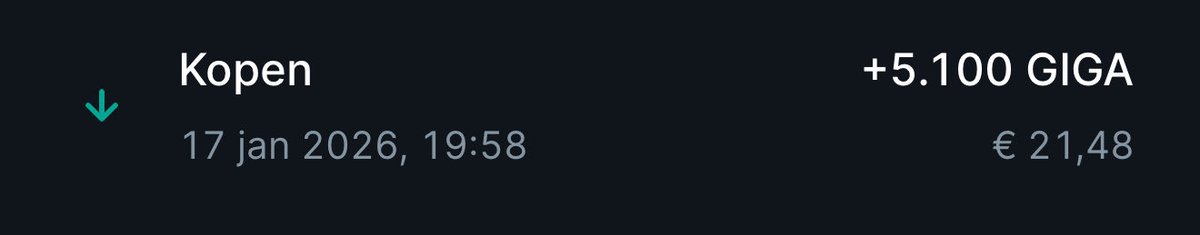 Buying $GIGA on these levels is a good opportunity to dca