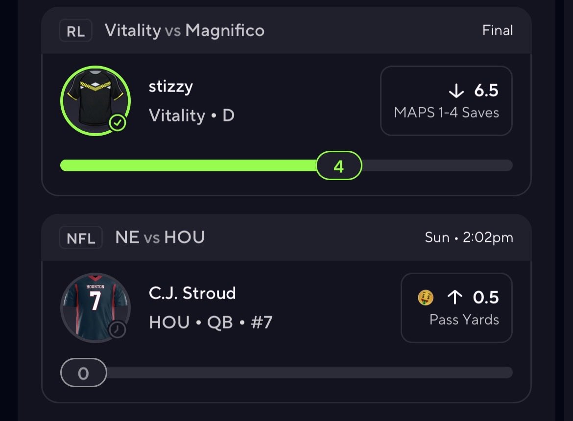 RLRayDFS's tweet image. CASH THE POTD!!!! STIZZY ENDED WITH 4 Saves!!!! ⚽️🔥🏎️✅

#PrizePicks #RLCS #PlayerProps