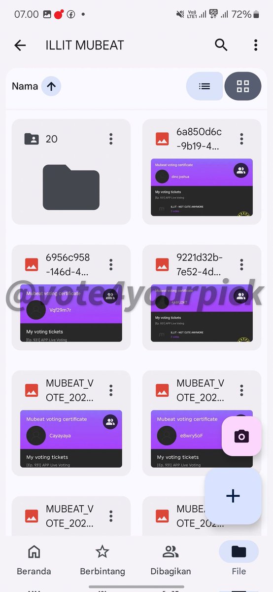 VOTE for ILLIT at LIVE VOTE MUSIC CORE ✨

A total of 165 Vote have been successfully completed for 
#ILLIT – by anonymous

Thank you so much for your purchase and for trusting us. Your support truly means a lot to us. 🤍

#Vote4yourpickproof