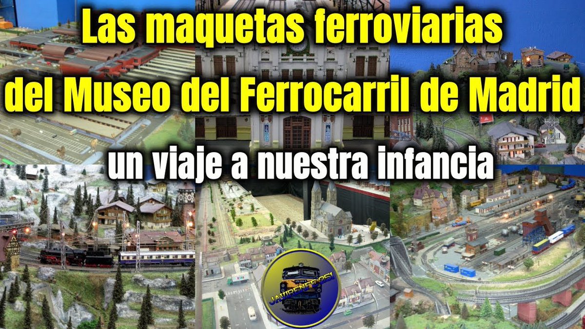 Video de las grandes maquetas que tenia el museo del ferrocarril de madrid en el año 2009, unas maquetas de trenes espectaculares que me hacían disfrutar de verdad.

Las maquetas ferroviarias del Museo del Ferrocarril de Madrid: un viaje a nuestra infancia
youtu.be/7-jb3oFFNWo