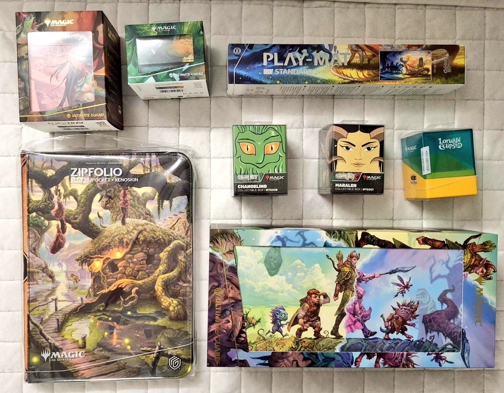 EisenherzMTG's tweet image. 🎉 HUGE GIVEAWAY 🎉

Together with my sponsor @UltimateGuard I’m giving away this huge Ultimate Guard product collection for the release of ✨ Lorwyn Eclipsed ✨

To enter:
➕️ Follow 
❤️ Like
🔁 Share
💬 Comment your favorite Lorwyn Eclipsed card

1️⃣ winner drawn Sunday, Jan 25