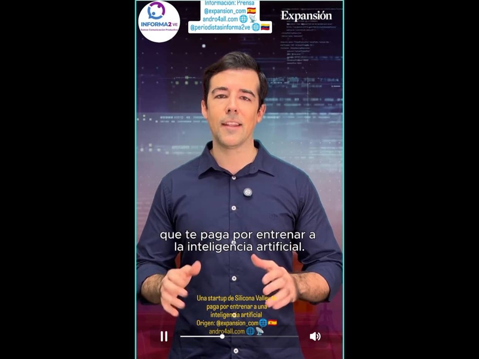 #IngresosExtra Debes revisar, corregir y evaluar |Una startup de Silicon Valley te paga por entrenar a una inteligencia artificial acortar.link/Poo6K0 @informa2ve <a href="/rccarlosj/">Carlos J. Romero C.</a> <a href="/joserioslugo/">José Ríos Lugo</a> <a href="/elreporteglobal/">El Reporte Global</a> <a href="/expansioncom/">expansioncom</a> #España #Vezuela