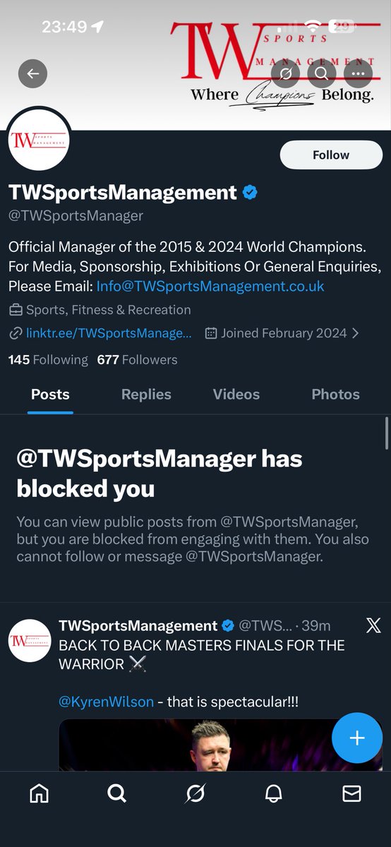 ballstoitall147's tweet image. One comment about his brother and his 55 IQ manager blocks. What a sad little lump
Taylor Wilson is. Would call him a nepo baby but that’s an insult to humans who shit themselves and can’t eat proper food. @KyrenWilson do yourself a favour and get proper representation #clown
