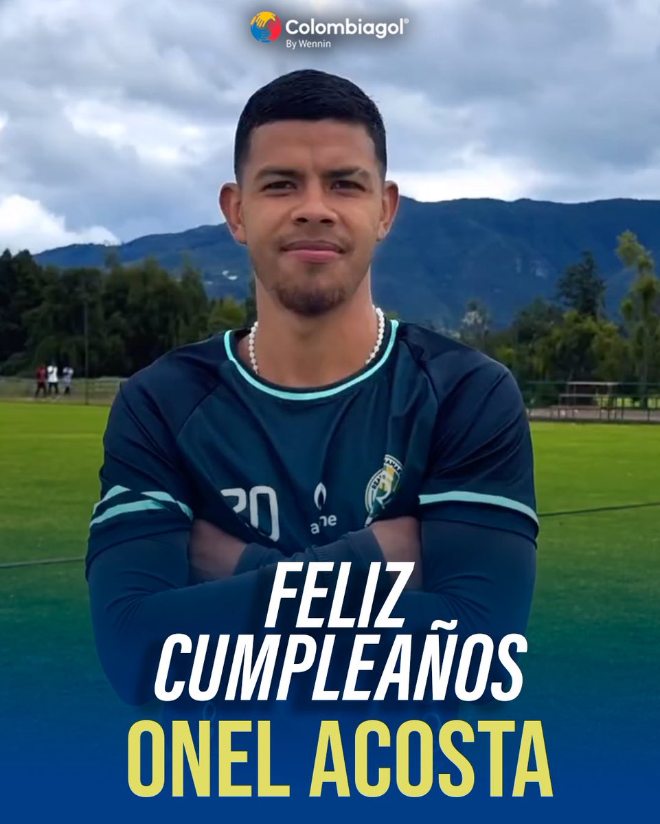 🇨🇴 Feliz cumpleaños, Onel 🥳

Deseamos muchos éxitos y bendiciones abundantes para nuestro #TalentoColombiagol, Onel Acosta 🎂🎊. Que pases un día excelente con tu familia 🫂