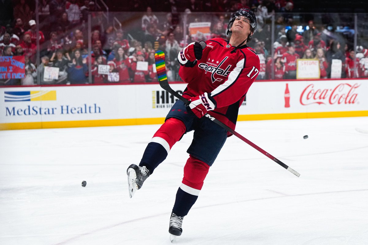 Capitals's tweet image. stickin' to sports