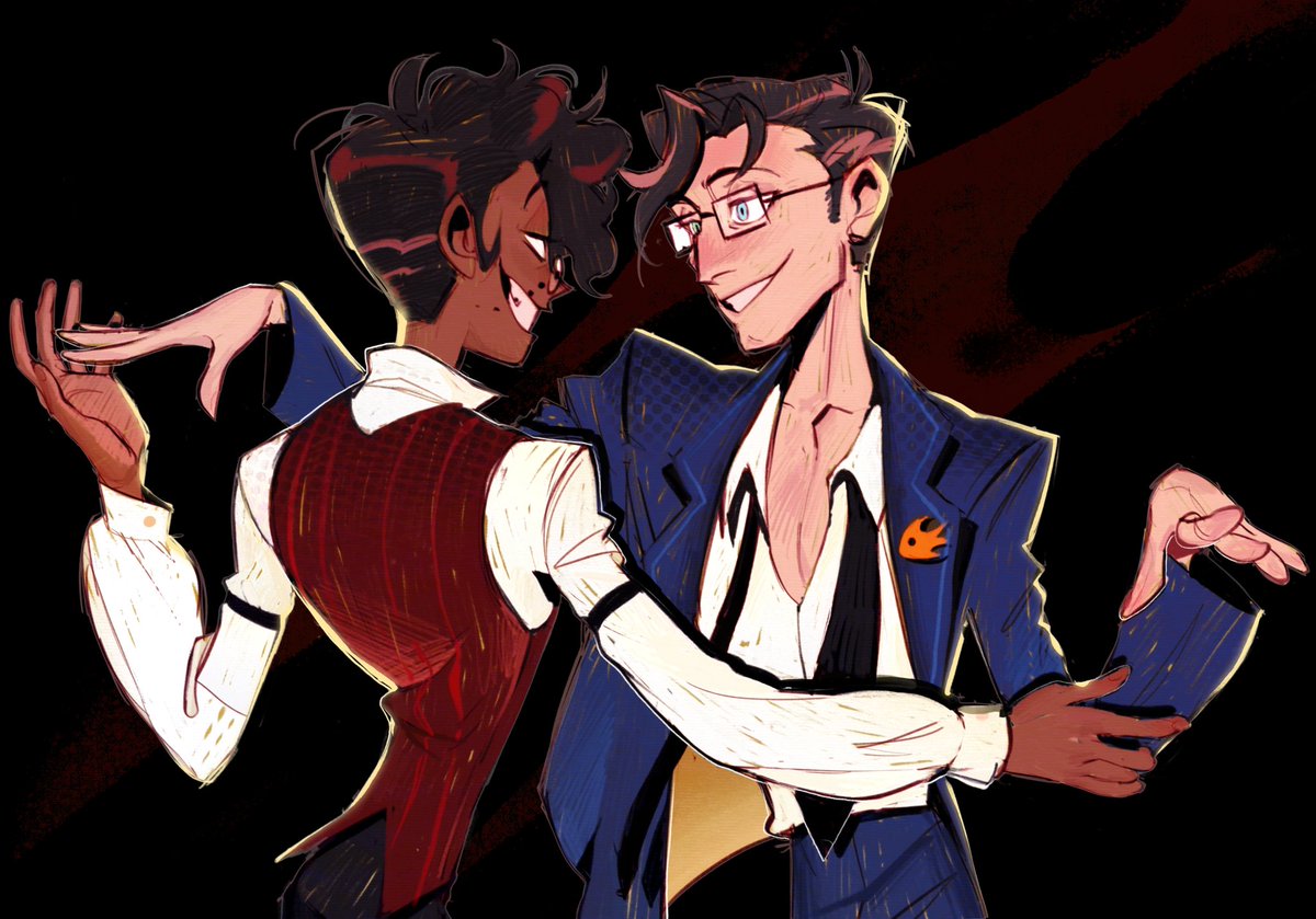 duhaeriss's tweet image. vox is whipped i fear #radiostatic #hazbinhotel