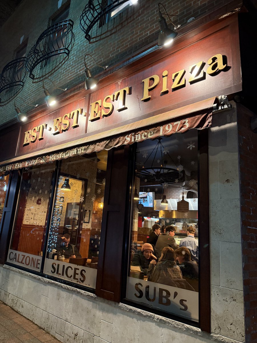 Snowy night in New Haven