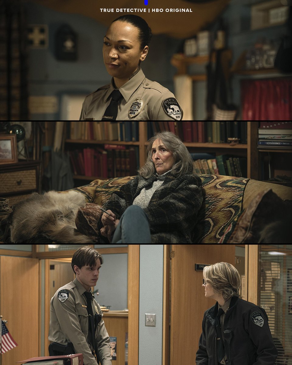 HBOLAT's tweet image. Plan para el finde: volver a Alaska junto a Danvers y Navarro. ❄️🥰

#TrueDetective