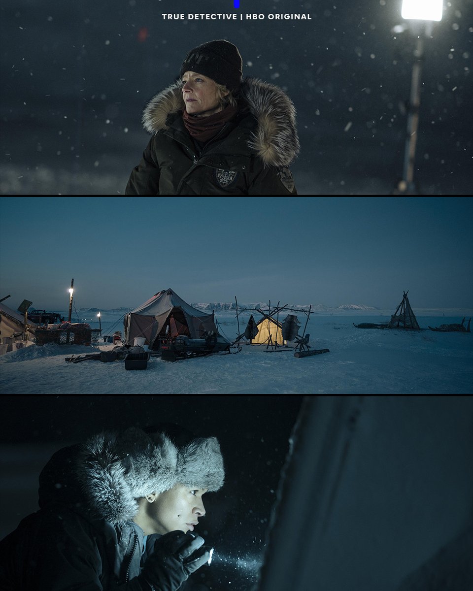 HBOLAT's tweet image. Plan para el finde: volver a Alaska junto a Danvers y Navarro. ❄️🥰

#TrueDetective