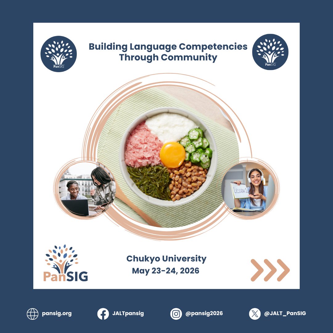 JALT CUE SIG tweet media