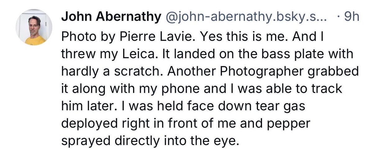 Phil_Lewis_'s tweet image. Photographer John Abernathy tossed his camera while he was being detained and pepper sprayed in Minneapolis
