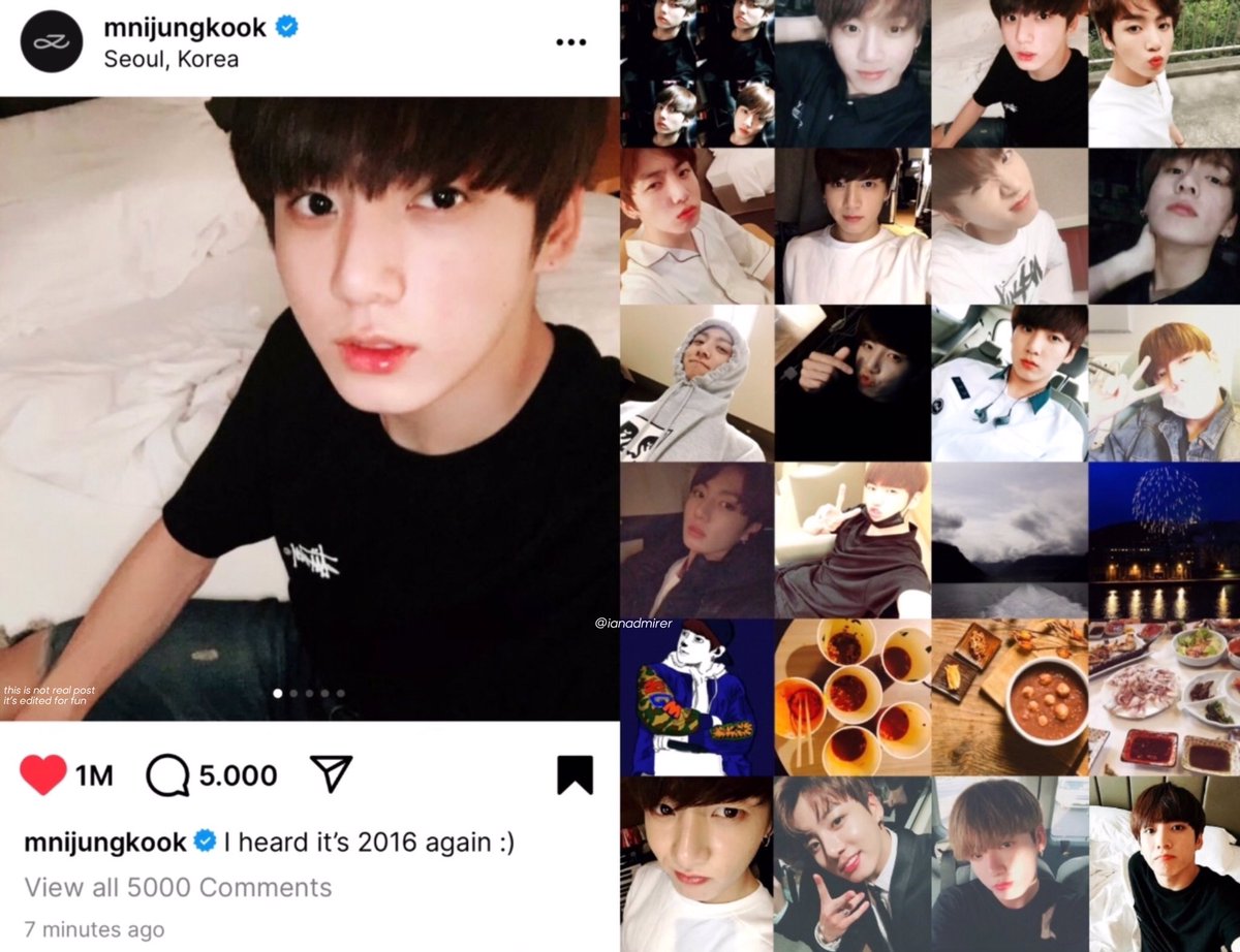 ianadmirer's tweet image. MNIJUNGKOOK JOINED THE 2016 TREND