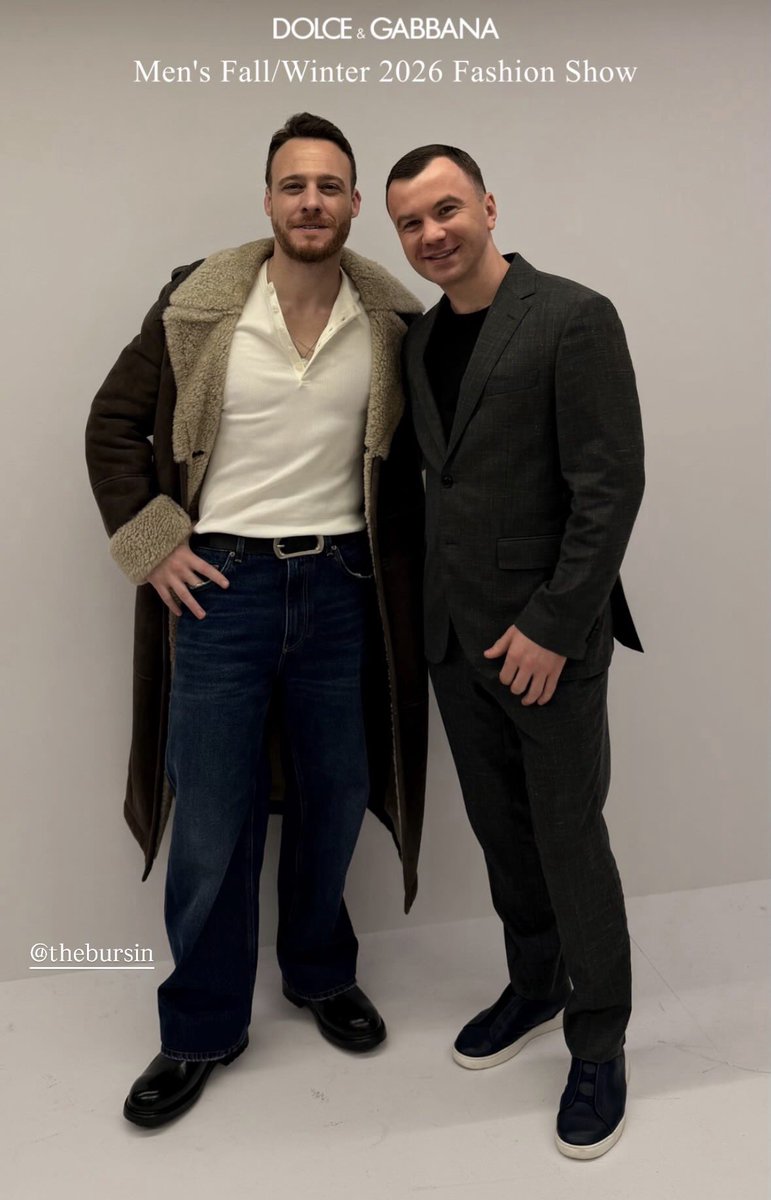 Backstage pic from today’s D&amp;G show
#KeremBürsinxDG 
#KeremBürsin