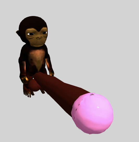 actually bullish on this big monkey cock