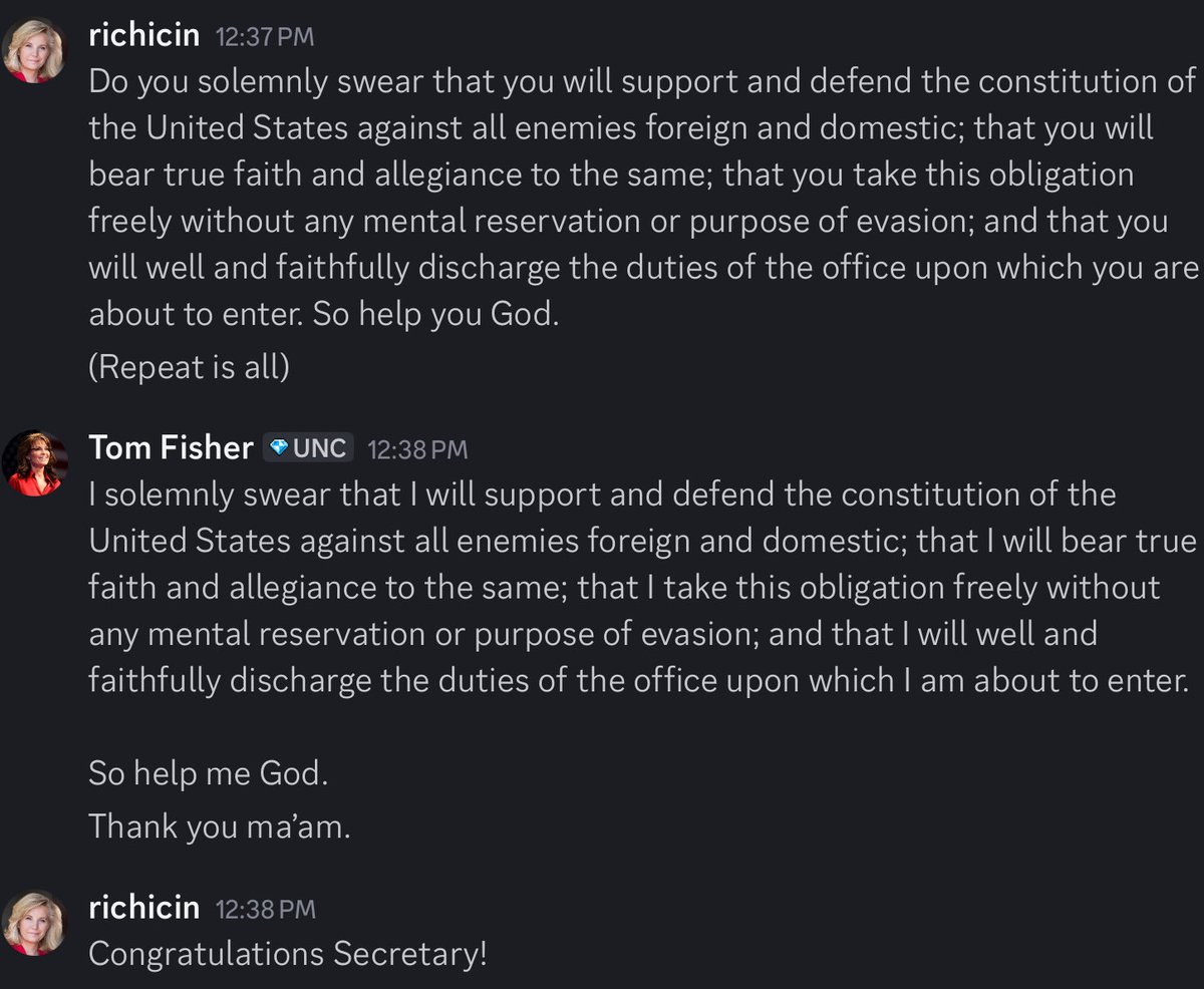 TomFbusa's tweet image. Madam Vice President,

You have been one of the nicest and most honest leaders in my time in B.U.S.A. We may have disagreed, but you never stopped supporting me. You respected me when I objected to the electoral vote. You stood by me in bad times. You are THE reason I am here.
