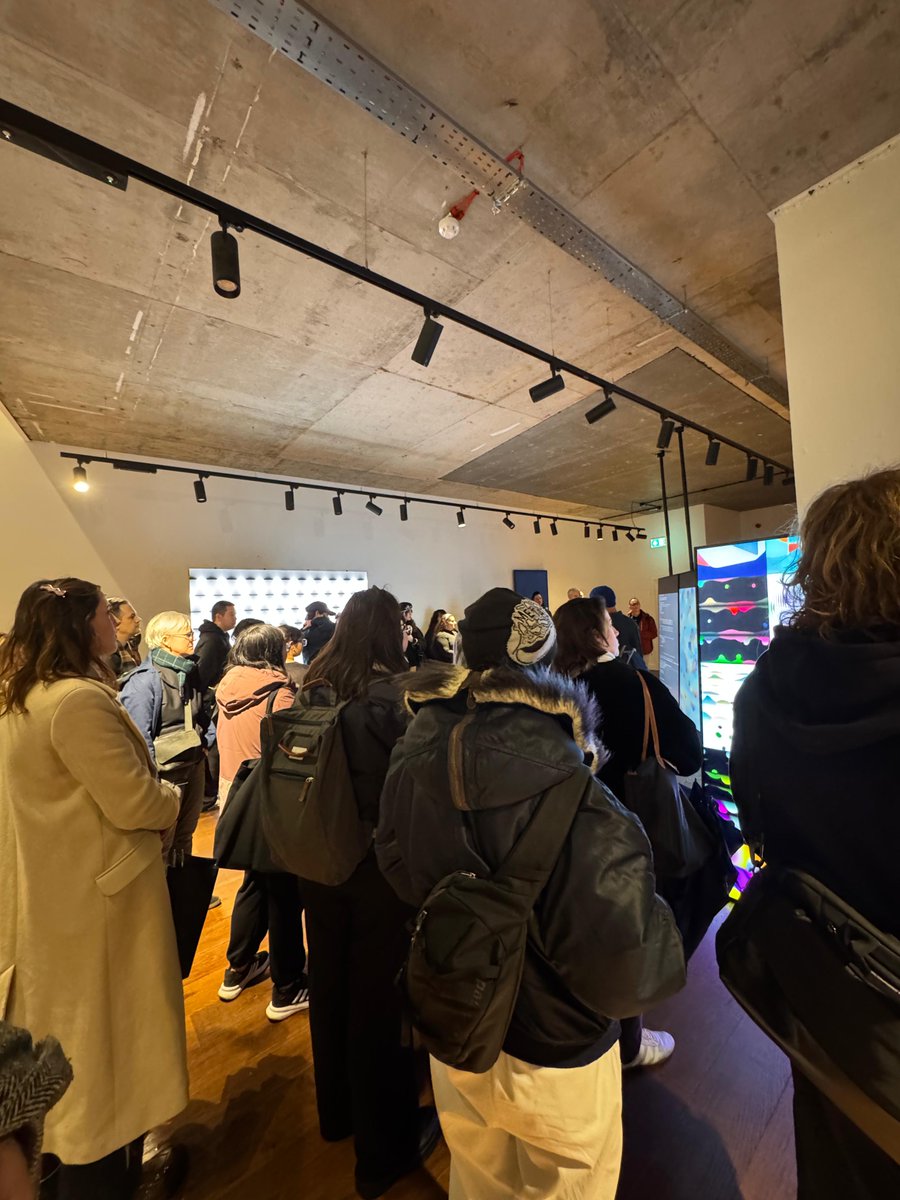 THANK YOU everyone who came this week to celebrate with us both in freezing New York and rainy London

On view now:
London | 10 Years of Daily Sketches by Zach Lieberman

New York | TRANSFER Download: AliveNET with Chia Amisola, Leo Castañeda, Carla Gannis, Huntrezz Janos &amp;