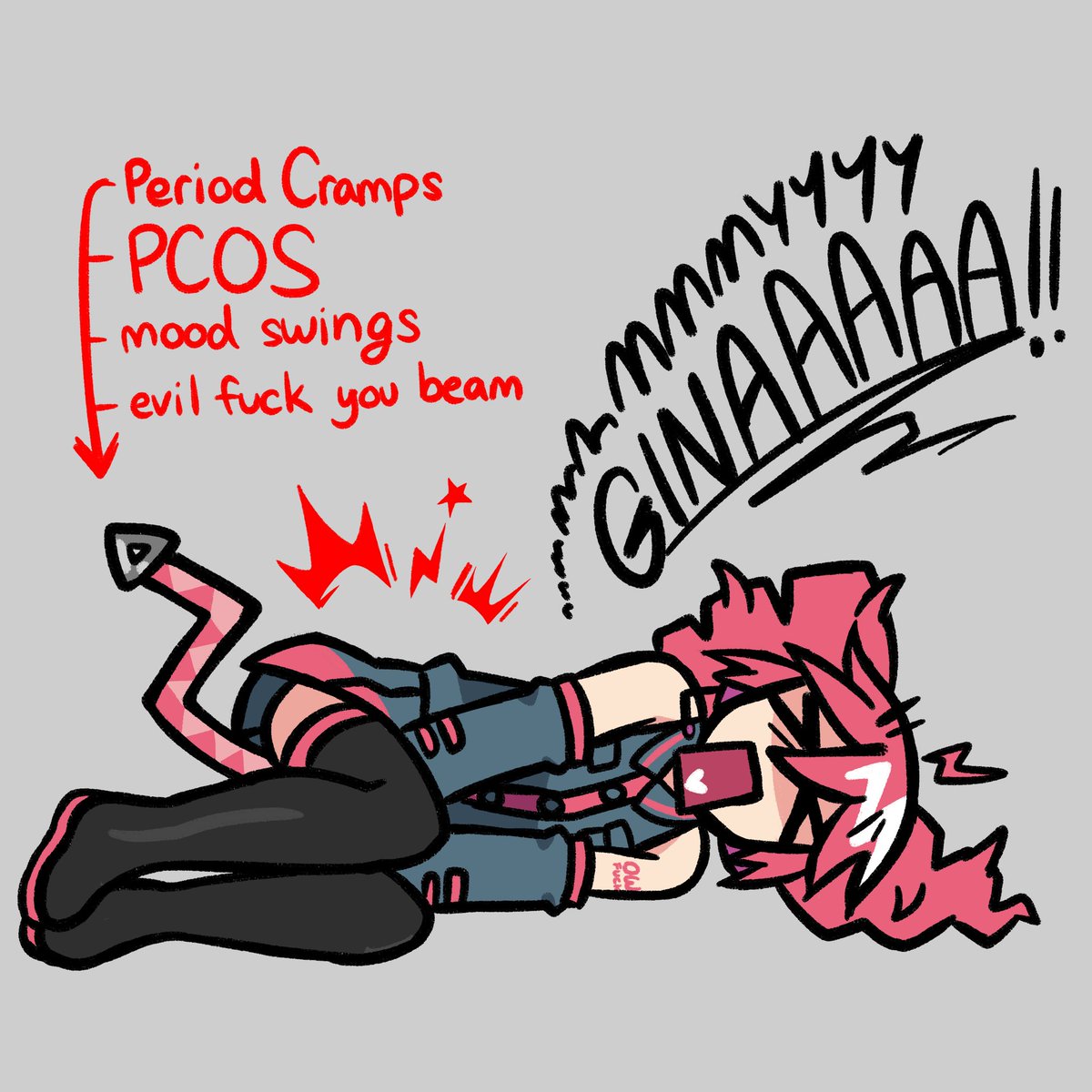 normalize drawing your favorite character with your problems