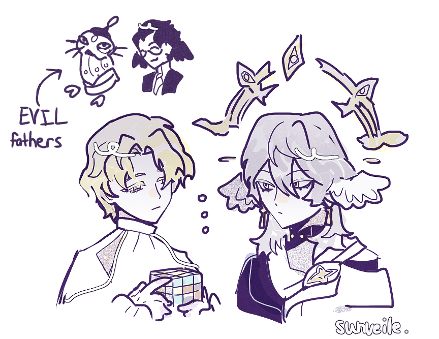 Fav  crossover  doodle  #hsr #alnst