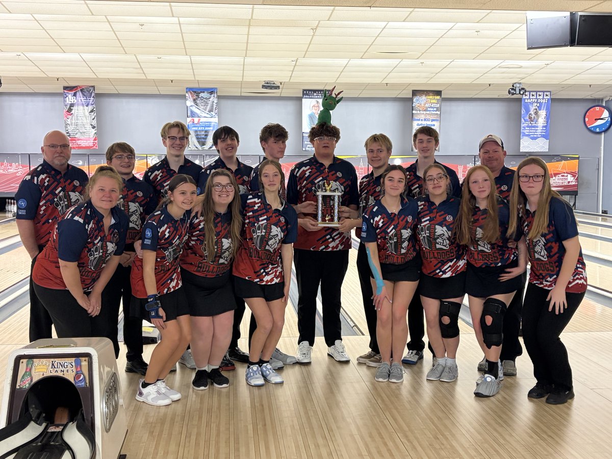Congratulations to the bowling teams and their coaches on their finishes at their tournament today. The boys placed 1st, and the girls were runners up. We are proud of you!