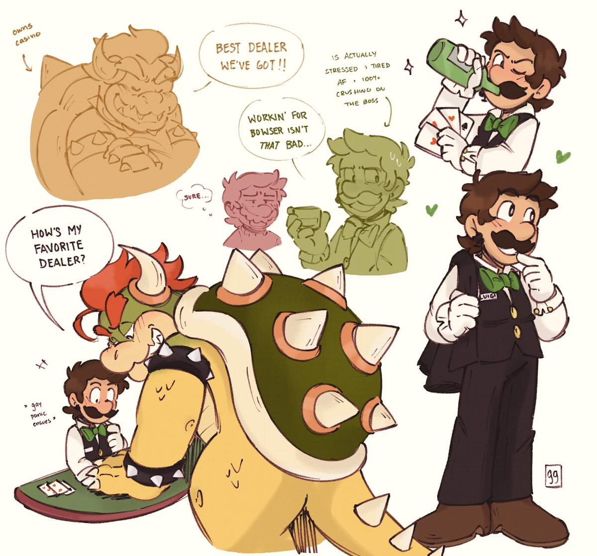 casino luigi but he works at bowser's casino idk
#supermario #bowuigi