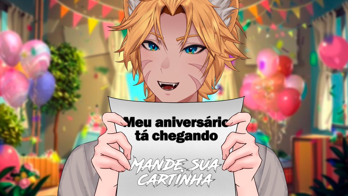 alonekalli's tweet image. MEU ANIVERSÁRIO TÁ CHEGANDO!!!!!

Eu tô ficando mais velho no dia 25/01, e vocês vão fazer parte desse dia para ficar mais especial😍

Vou disponibilizar um padlet pra escreverem cartinhas para serem lidas em live no dia 24/01, às 19h30👑

Espero muito vocês lá. Amo vocês❤…